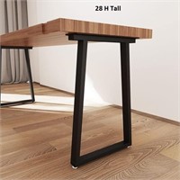 Metal Legs for Table Trapezoid Shape28 H Tall Meta