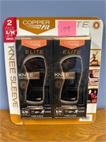 COPPERFIT S/M Knee Compression Sleeve 2pack