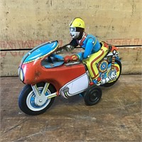Motorcycle Tin Toy