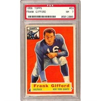 1956 Topps Frank Gifford Psa 7