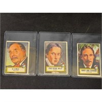 (3) 1952 Topps Look N See Cards