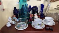 Glass Chickens, Figurines, & More