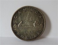 1960 CANADIAN  SILVER DOLLAR COIN