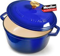 Mueller Enameled Cast Iron Dutch Oven