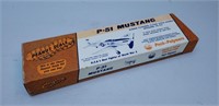 New peanut scale p-51 mustang vintage model kit