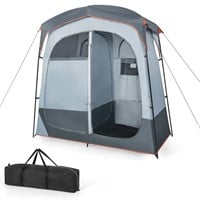 Tangkula Double Room Shower Tent, Oversize Space