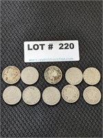 10 1899-1911 Liberty Head Nickels