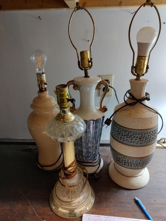 4 Table lamps