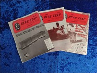 Bear trap magazine railroad collector magazines X3