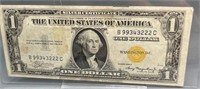 Silver Certificate U.S. 1 Dollar Silver Certificat