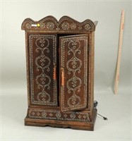 Philippine Mother Of Pearl Inlaid Display Cabinet