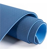 UMINEUX 24x72IN YOGA MAT BLUE WITH CARRYING BAG