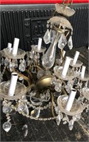 Beautiful light fixture loaded with prisms