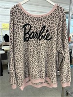 Barbie sweatshirt, size 3X