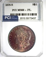 1878-S Morgan MS66+ PL LISTS $5500