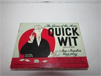 Vintage Quick Wit Board Game