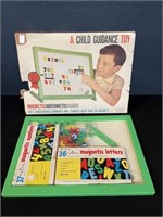 1959 Child Guidance Magnetic Learning Board