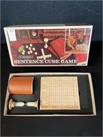 Vintage 1971 Scrabble Sentence Cube Game
