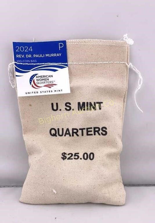 2024-P Sealed US Mint $25.00 Bag of Quarters