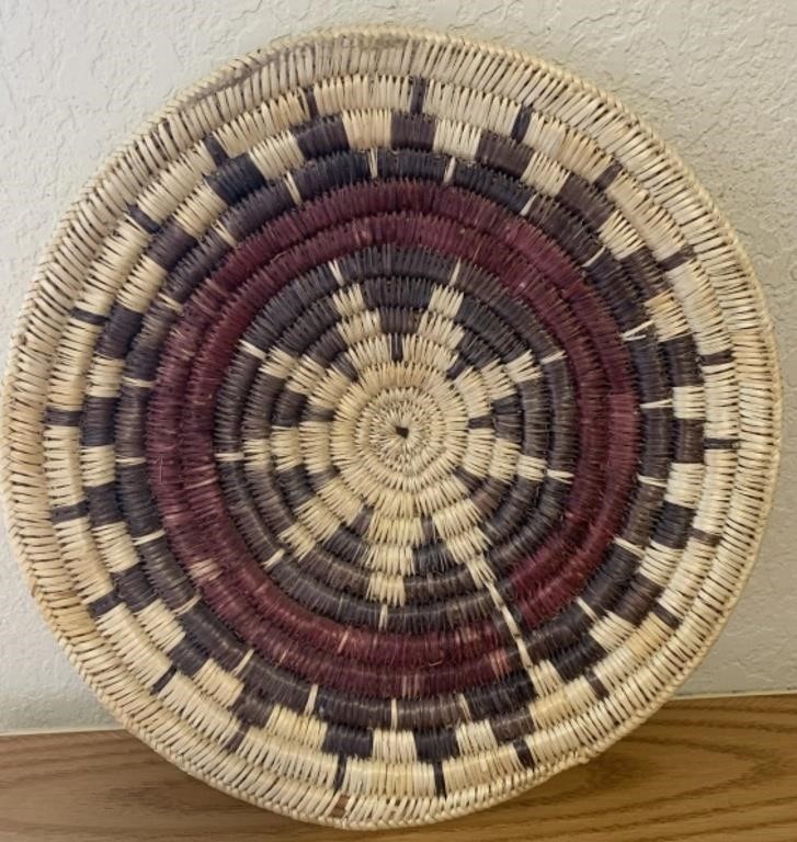 Native American Navajo Round Woven basket hot