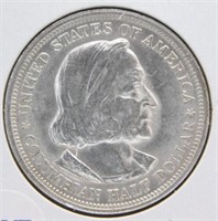1893 Columbian Half Dollar, Nice Luster.
