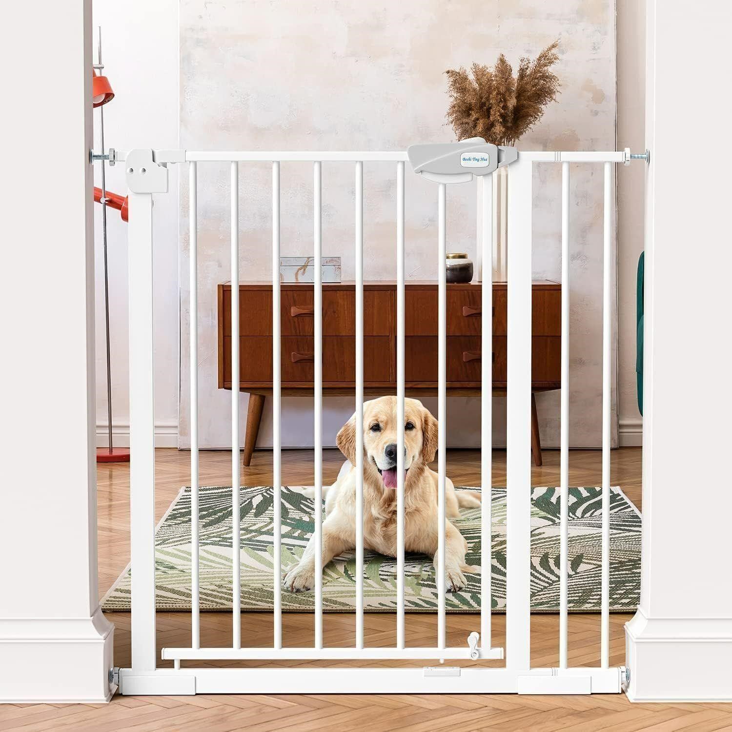 MEEGEEM Baby Gate - 40'' Tall & 30''-37'' Pet Gate