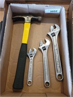 2 Crescent Adjustable Wrenches (10" & 8"),