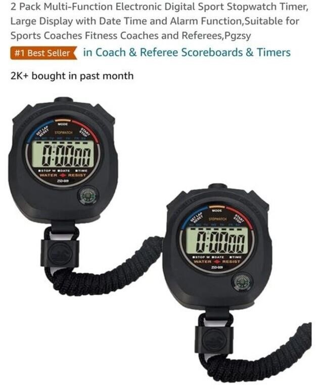 MSRP $14 2 Pack Stopwatches