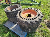 4 skid steer tires