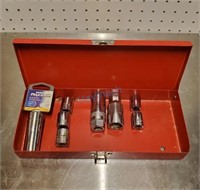 SOCKET SET W/ PROTO TOOL BOX, 8PC