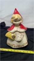 Hull Ware Little Red Riding Hood 967 Cookie Jar