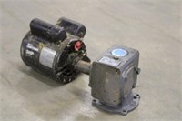 Electric Motor & Speed Reducer, Untested