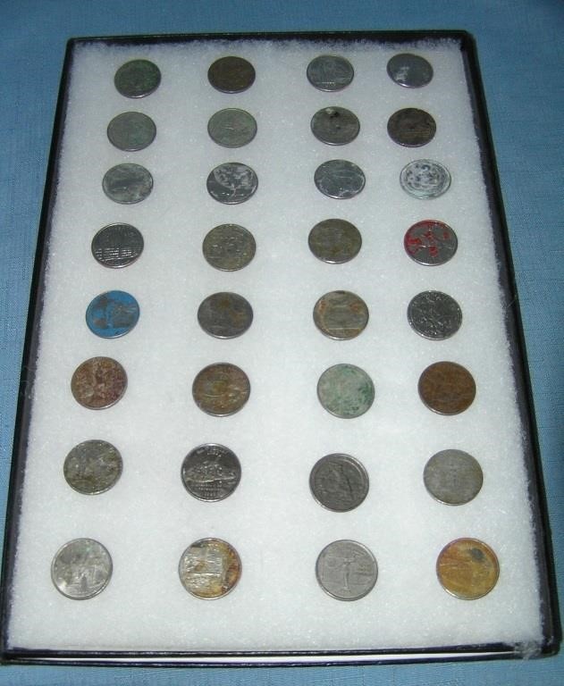 Collection of US state quarters all condition as f