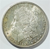 1890-S MORGAN DOLLAR AU