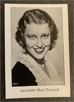 JEANETTE MACDONALD: Antique Tobacco Card (1931)