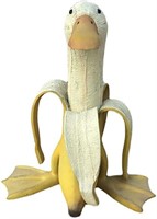 YULINJING Garden Decoration Banana Duck Art