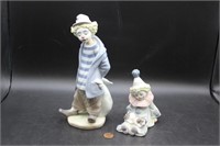 Lladro Porcelain Figures - Clowns