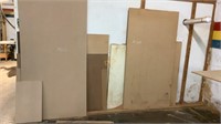 Assorted Sheets Of MDF Board,