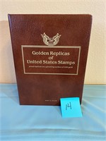 Book of golden replicas of US stamps #14