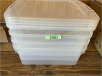 4ct Homz 15qt Containers