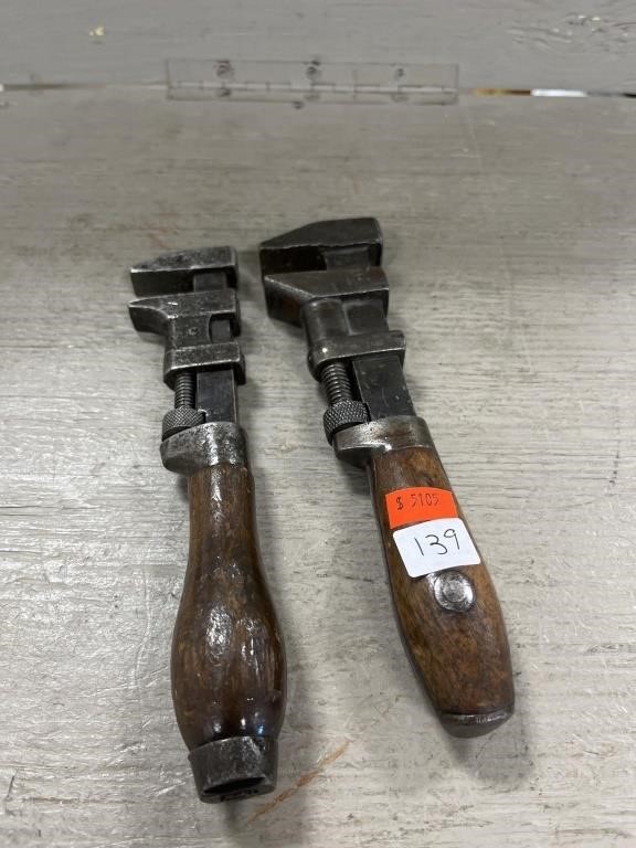 Pair of Vtg. Adjustable Wrenches