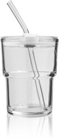 4pack 13OZ/400ML Ice Coffee Glass Tumbler