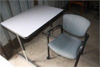 Short Back Office Chair, Desk
