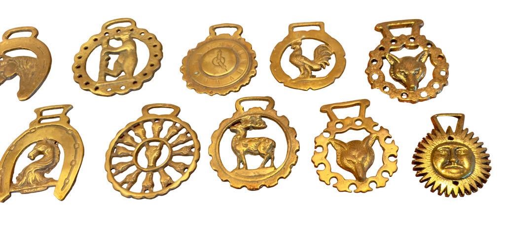 (20) Harness medallions as pictured