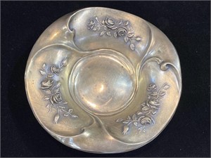 Sterling Silver Bowl w/ Roses 59g