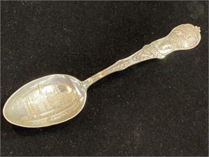 Sterling Silver Souvenir Spoon West Baden IN 21g