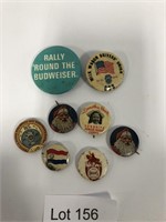 Lot of Advertising Pins Buttons