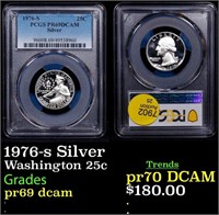 Proof PCGS 1976-s Silver Washington Quarter 25c Gr