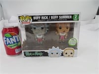 Funko Pop double pop, Buff Rick / Buff Summer