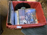 Records in Red Tote